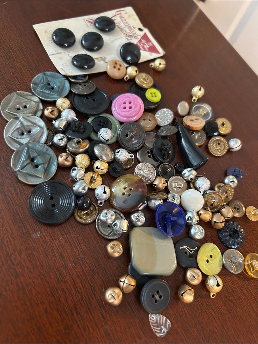 Vintage Button and Bell Lot